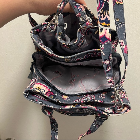 Quilted cross body bag